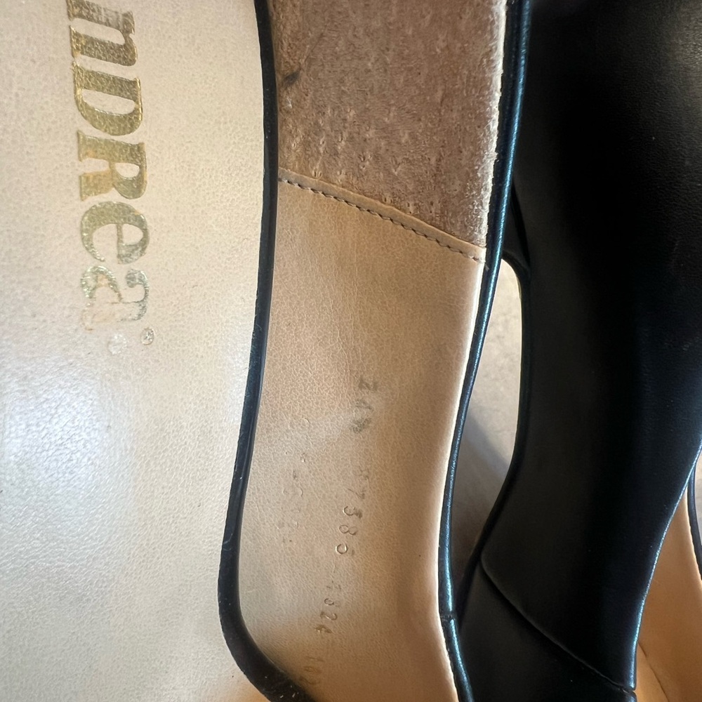 Andra Classic Black Heels View 5